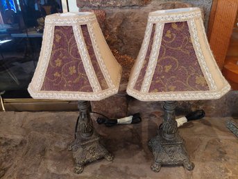 2 Victorian Style Table Lamps