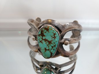 Sterling Silver Turquoise Bracelet #2