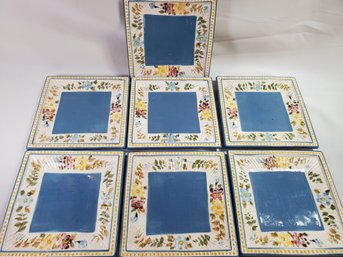 Villa Flora Hand Painted Dinner Plates (7)