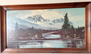 Framed Rocky Mountain Art Print