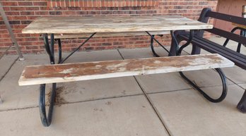Strong And Sturdy Retro Patio Bench