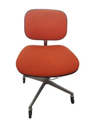 Steelcase Swivel Retro Orange Chair