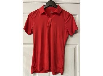 DON'T LET THE HEAT KEEP YOU FROM THE LINKS! WOMENS G/FORE MOISTURE WICKING RED SLEEVELESS POLO