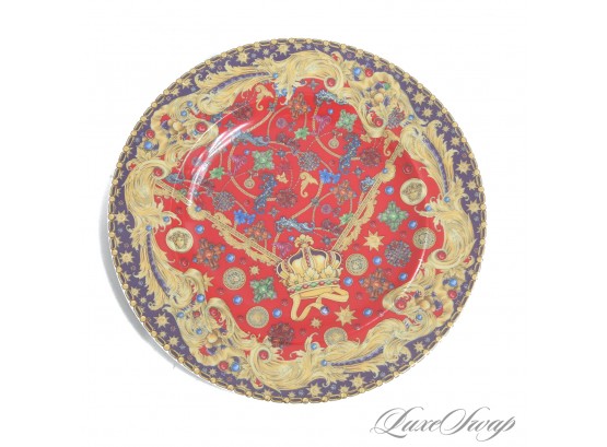 BRAND NEW IN BOX VERSACE X ROSENTHAL MADE IN GERMANY 'BAROCCO HOLIDAY' 18CM PORCELAIN PLATE