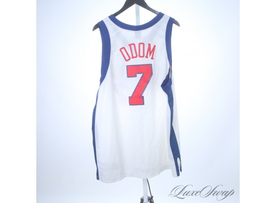 NIKE LOS ANGELES CLIPPERS WHITE #7 LAMAR ODOM BASKETBALL JERSEY 3XL
