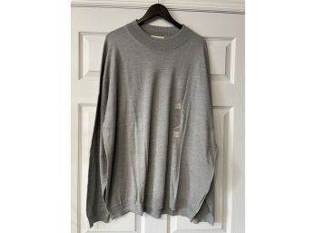 PERFECT TO PRESENT THE NEXT IPHONE!! MENS BNWT PRONTO UOMO MADE IN ITALY GREY TURTLENECK SWEATER SIZE 4X