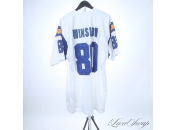 MITCHELL & NESS WHITE #80 KELLEN WINSLOW FOOTBALL JERSEY SAN DIEGO CHARGERS 54