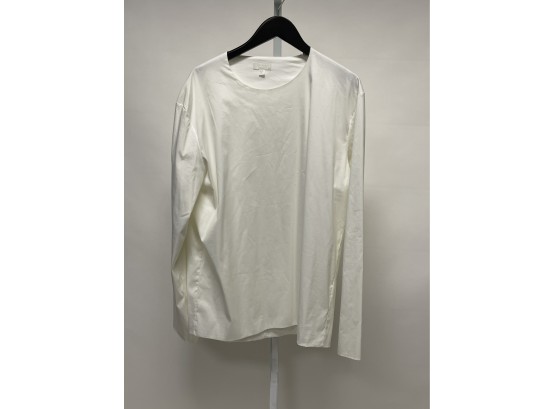 VERY RECENT AND NEAR MINT WOMENS LOT OF 2 WHITE BLOUSES MICHAEL STARS & COS SIZES OS & 10