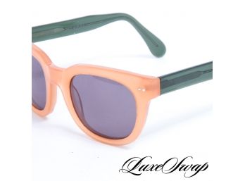 MODERN MADEWELL THICK FOREST GREEN MAPLE BROWN WIDE ARM HANGOVER SUNGLASSES