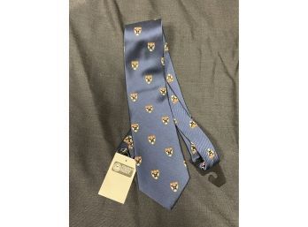 SHOW OFF THE IVY!! MENS BNWT HARVARD BUSINESS SCHOOL COLLEGE CLASSICS NAVY TIE WITH EMBLEMATIC SCHOOL CREST