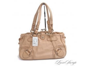 UHHHH WHAT? BRAND NEW WITH TAGS $1750 AUTHENTIC CELINE MADE IN ITALY RUCHED 2 PIECE LARGE KISSLOCK BAG - WOWWW