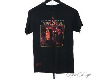 LIVE LIKE YOU WERE DYIN : VINTAGE 2006 TIM MCGRAW & FAITH HILL COUNTRY MUSIC SOUL II SOUL CONCERT TEE SHIRT S