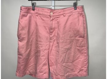 ITS YACHTING TIME!! MENS VINEYARD VINES CORAL PINK FLAT FRONT MODERN SHORTS SIZE 34
