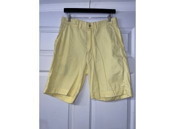 CHANNEL THE SUN ON YOUR SHORTS!! NEAR MINT MENS POLO RALPH LAUREN BRIGHT YELLOW BOARD SHORTS SIZE 30