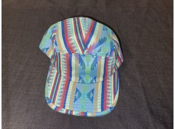 MAJOR RALPH LAUREN VIBES HERE!! AWESOME PETER GRIMM TRUE CHARACTER SOUTHWESTERN PRINT PURE COTTON BASEBALL HAT