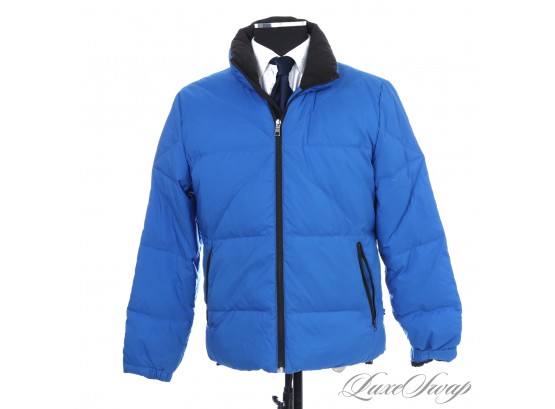 YOULL NEED IT SOON! MENS NAUTICA BRIGHT ROYAL BLUE 100 DUVET DOWN FILLED PUFFER PARKA COAT M