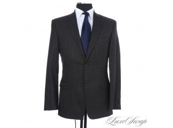 THE ONE EVERYONE WANTS! $1000 MENS RECENT VERSACE COLLECTION BLACK STARLIGHT SPOTTED BLAZER JACKET 48 / 38 US