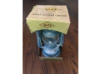 NIB V&O Indoor/outdoor 11 Inches Oil Lantern Emergency/patiocamping Mwtal And Glass