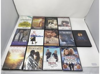 MEGALOT OF 13 MOSTLY SEALED MARRIAGE, SEX, & LOVE THEMED DVD MOVIES & OTHER DISC MEDIA