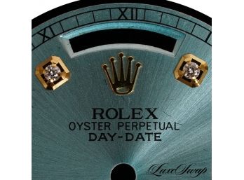 AUTHENTIC ROLEX SKY BLUE BAGUETTE DIAMOND DIAL FOR DAY/DATE DATEJUST PRESIDENTIAL WATCH