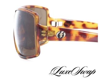 Electric Maple Honey Tortoise Mottled Lightning Strike Classic Shield Sunglasses