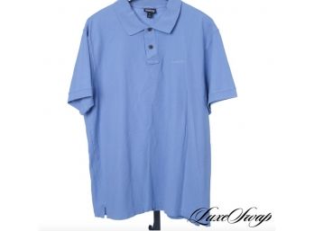 LNWOT Patagonia SP18 52381 Belwe Powder Blue Organic Cotton Polo Shirt XL