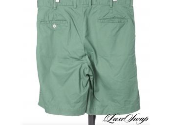 GRILLIN & CHILLIN Bills Khakis Made In USA Spruce Green Washed Twill Shorts 35