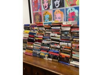 INSTANT LIBRARY! LOT OF OVER 220 BOOKS SPANNING A RANGE OF TOPICS INCLUDING CLASSICS AND MODERN TITLES