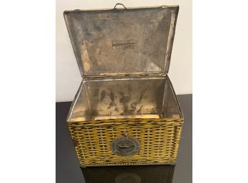 Early 1900s Genuine Antique Cigar Or Tobacco Metal Box - Not A Reproduction