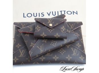 NWT LOUIS VUITTON 2020 KIRIGAMI TRIPLE MONOGRAM CLUTCH SET OF 3 - SOLD OUT EVERYWHERE