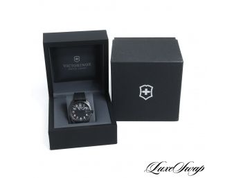 START HOLIDAY SHOPPING! NEW IN BOX VICTORINOX SWISS ARMY 26071CB BLACK WATCH W/DATE FUNCTION