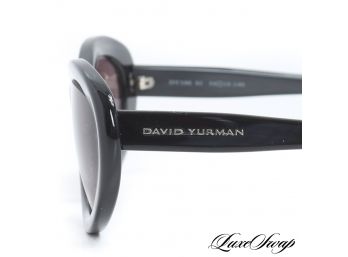 AUTHENTIC AND EXPENSIVE DAVID YURMAN HAND MADE IN JAPAN BLACK LACQUER DY100 SUNGLASSES
