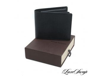START HOLIDAY SHOPPING! AUTHENTIC LOUIS VUITTON MADE IN FRANCE MENS BLACK FLORIN TAIGA LEATHER WALLET
