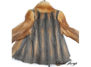 AN EXTRAORDINARY  RED FOX CHUBBY COAT - EXCELLENT CONDITION!