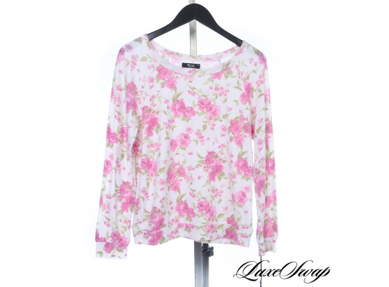 START HOLIDAY SHOPPING! BRAND NEW WITH TAGS MICHAEL LAUREN MADE IN USA FLORAL SWEATSHIRT
