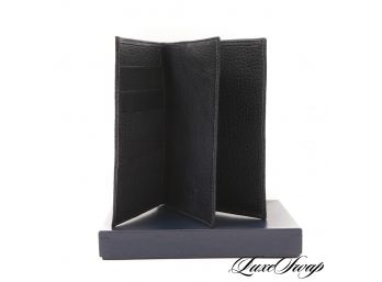 START HOLIDAY SHOPPING! BRAND NEW IN BOX CONCORD WATCHES BLACK GRAINED LEATHER MULTIFOLD COAT WALLET