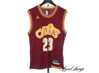 AUTHENTIC ADIDAS LEBRON JAMES  CAVALIERS #23 MESH BASKETBALL JERSEY S