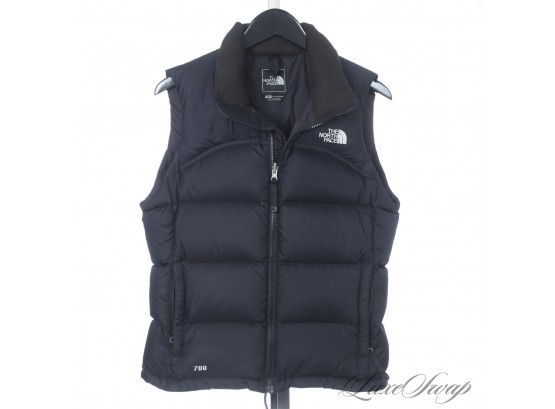 ULTIMATE WEEKENDS : AUTHENTIC THE NORTH FACE BLACK 700 SERIES DOWN FILL WOMENS WINDCHEATER VEST S