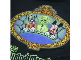 DEADSTOCK VINTAGE NWT 1990S DISNEY MICKEY MOUSE THE HAUNTED MANSION GHOST HITCHHIKER TEE SHIRT 4XL USA MADE