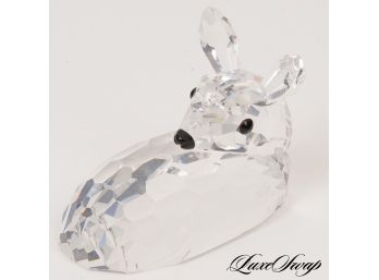 COLLECTORS DEADSTOCK NEW IN BOX VINTAGE 1996 SWAROVSKI MADE IN AUSTRIA CRYSTAL FIGURINE - ROE DEER FAWN