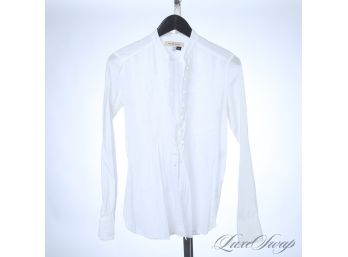 BREEZY AND BEAUTIFUL : SEE BY CHLOE WHITE VOILE GAUZE PLEATED BOHEMIAN BLOUSE 4