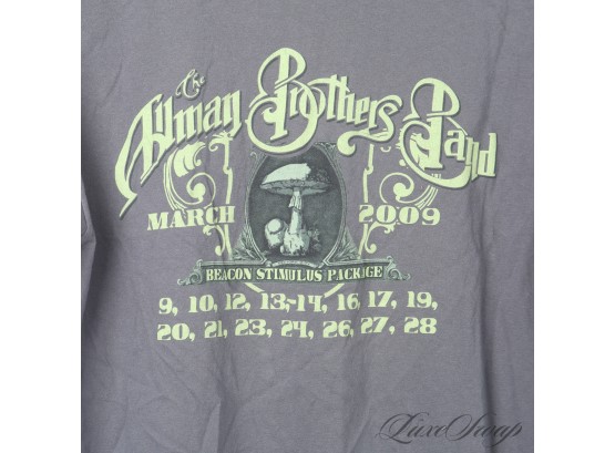 WERE YOU BORN A RAMBLIN MAN? THE ALLMAN BROTHERS BEACON STIMULUS PACKAGE CONCERT TOUR TEE SHIRT L