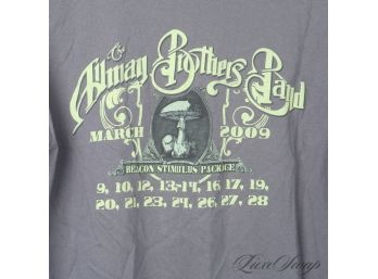 WERE YOU BORN A RAMBLIN MAN? THE ALLMAN BROTHERS BEACON STIMULUS PACKAGE CONCERT TOUR TEE SHIRT L