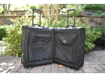 LOT OF 2 AUTHENTIC TUMI MADE IN USA LARGE ROLLING SUITCASES