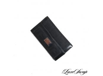 IN THE STYLE OF FENDI BLACK MONOGRAM CANVAS WALLET