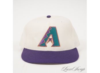 DEADSTOCK VINTAGE NEW WITHOUT TAGS 1990S DIAMOND COLLECTION NEW ERA USA WOOL ARIZONA DIAMONDBACKS FITTED HAT