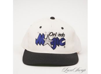 DEADSTOCK VINTAGE NEW WITHOUT TAGS 1990S NBA OFFICIAL PRODUCT ORLANDO MAGIC SNAPBACK HAT CAP