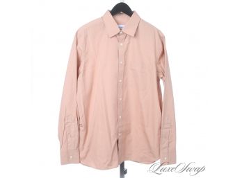 BRAND NEW WITH TAGS $360 SALVATORE FERRAGAMO ITALY TEA ROSE POPLIN BLOUSE WITH STITCH DETAIL XL