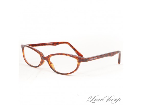 FOR THE FULL 90S EFFECT : AUTHENTIC VINTAGE GIORGIO ARMANI MADE IN ITALY AMBER TORTOISE 8794 GLASSES