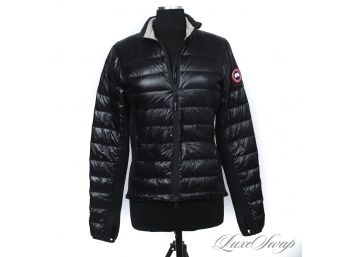 THE STAR OF THE SHOW : AUTHENTIC CANADA GOOSE BLACK 2701L HYBRIDGE ULTRALIGHT DOWN FILL WOMENS JACKET M